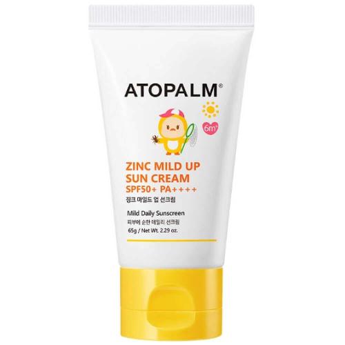 Atopalm Zinc Mild Up Sun Cream SPF50+ PA++++ Минеральный солнцезащитный крем для детей