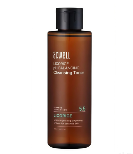 ACWELL Licorice PH Balancing Cleansing Toner  Слабокислотный очищающий тонер с экстрактом солодки