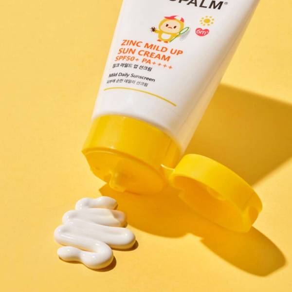 Atopalm Zinc Mild Up Sun Cream SPF50+ PA++++ Минеральный солнцезащитный крем для детей