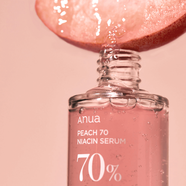 Anua Peach 70% Niacin Serum Сыворотка с персиком для гладкой и сияющей кожи