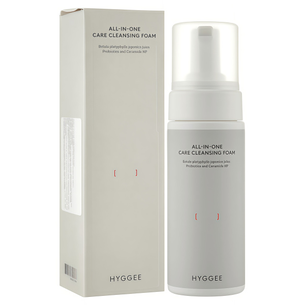 HYGGEE All-In-One Care Cleansing Foam	 Универсальная кислородная пенка для умывания с берёзовым соком 