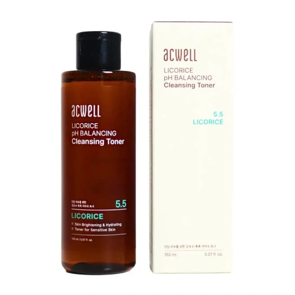 ACWELL Licorice PH Balancing Cleansing Toner  Слабокислотный очищающий тонер с экстрактом солодки