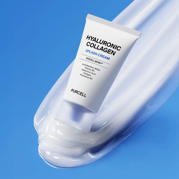 PURCELL Pixcell Biomе Hyaluronic Collagen Splash Cream Лёгкий сплэш-крем с коллагеном, пептидами и пробиотиками