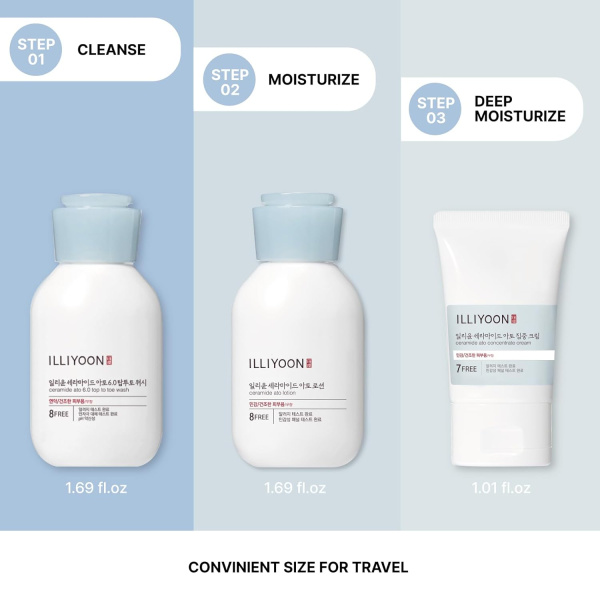 ILLIYOON - Ceramide Ato Travel Kit
